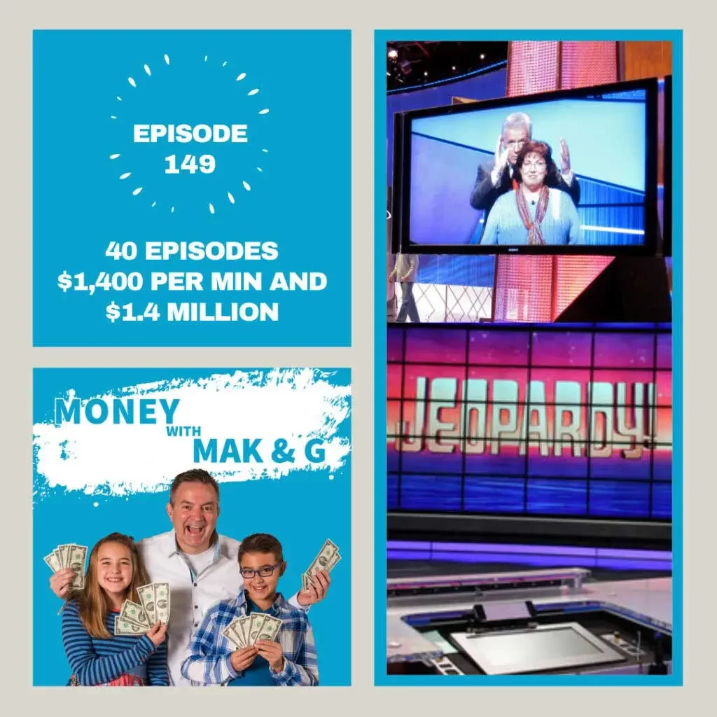 Moneywithmakandg 40 episodes podcast, $1,400 per min and $1.4 million