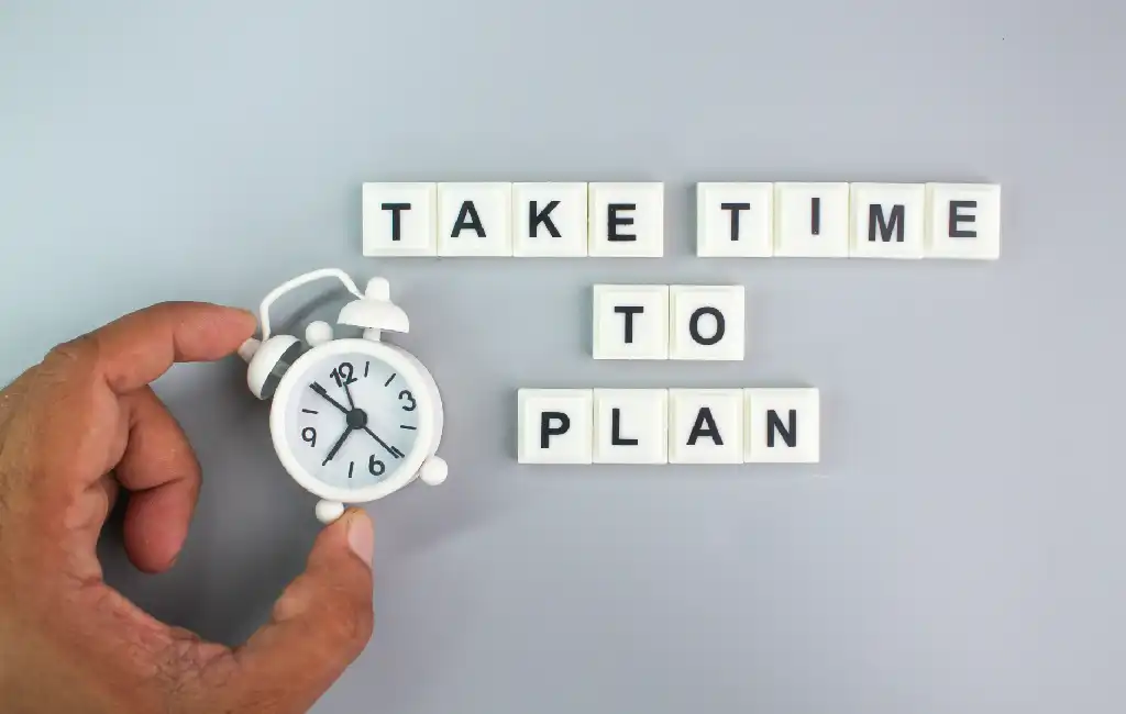 A Watch With Take Time to Plan