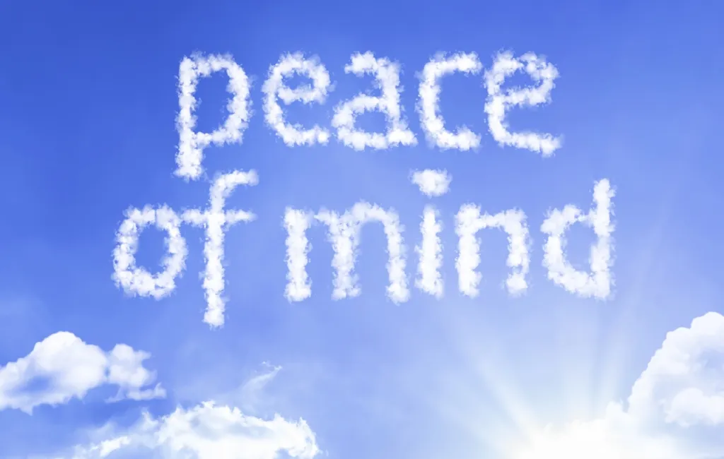 The peace of mind factor