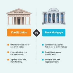 credit union vs. bank mortgage