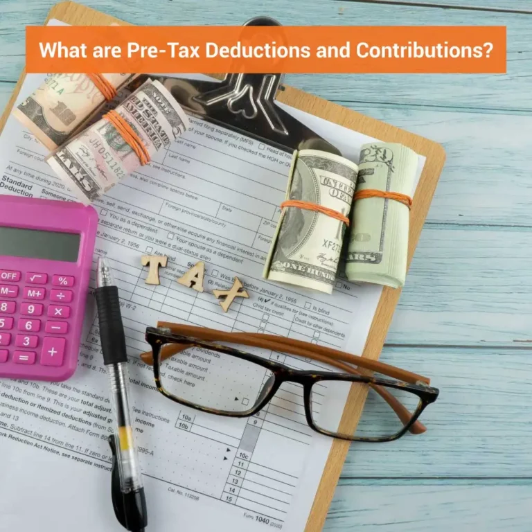 what are pre-tax deductions and contributions