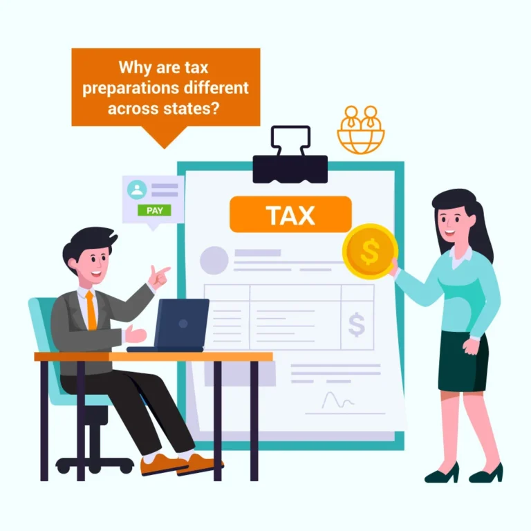 why might preparing taxes be different for people living in different states