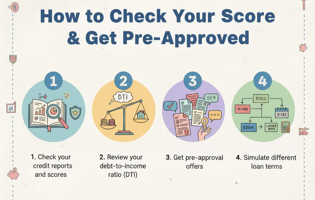 How to Check Your Score & Get Pre‑Approved​
